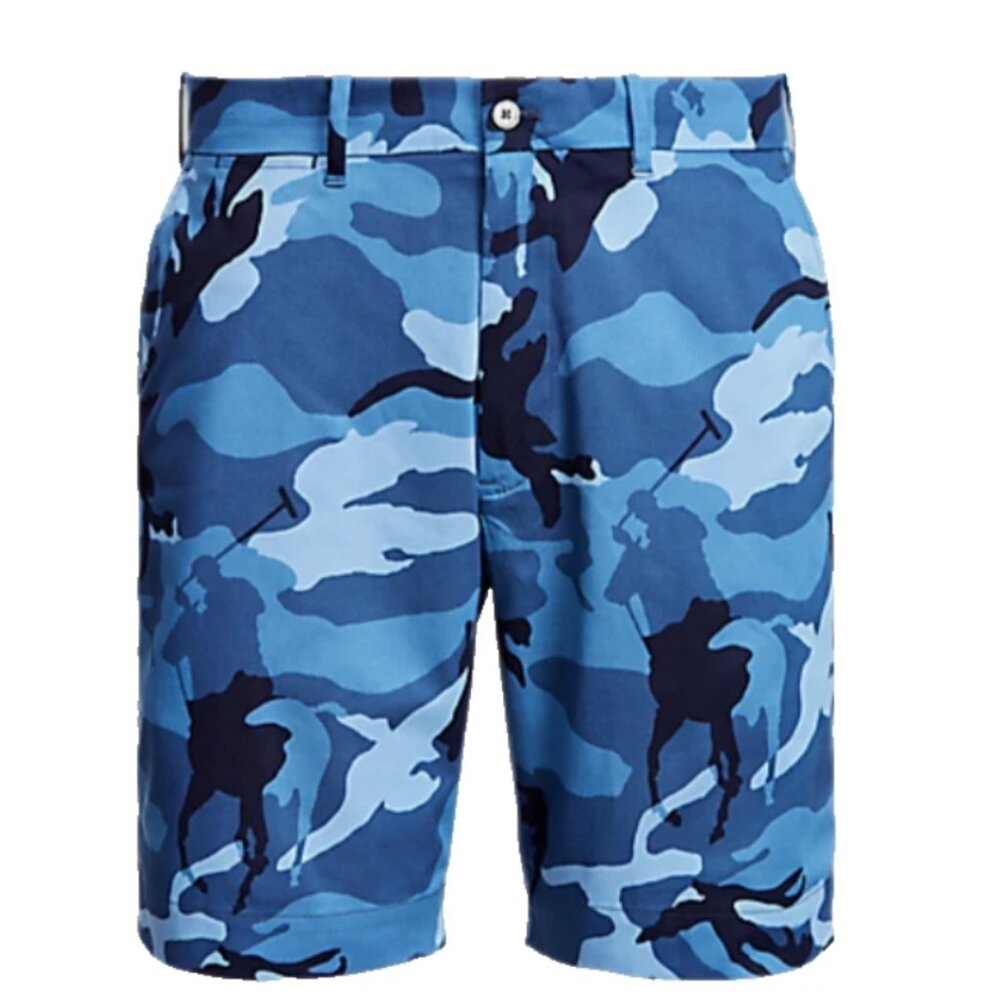 Polo Ralph Lauren POLO GOLF Men's Shorts Blue Camo NWT 35